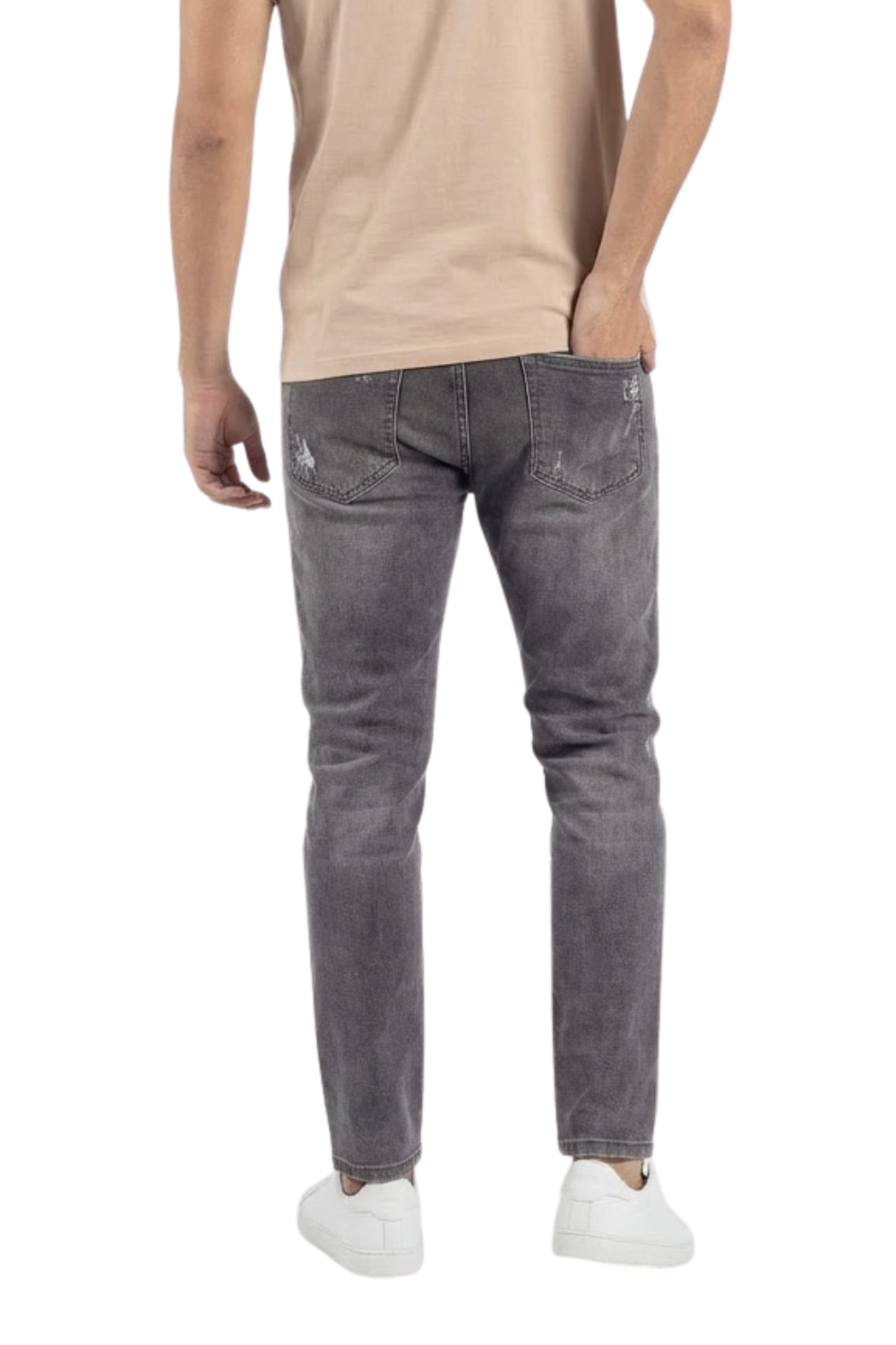 Jean Slim Fit con desgastes