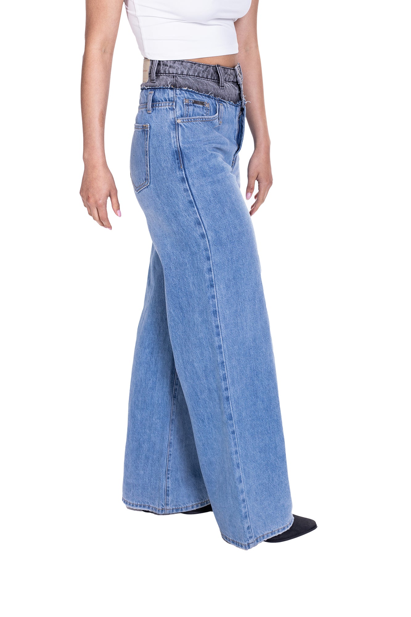 JEAN DAMA PATCH WORK