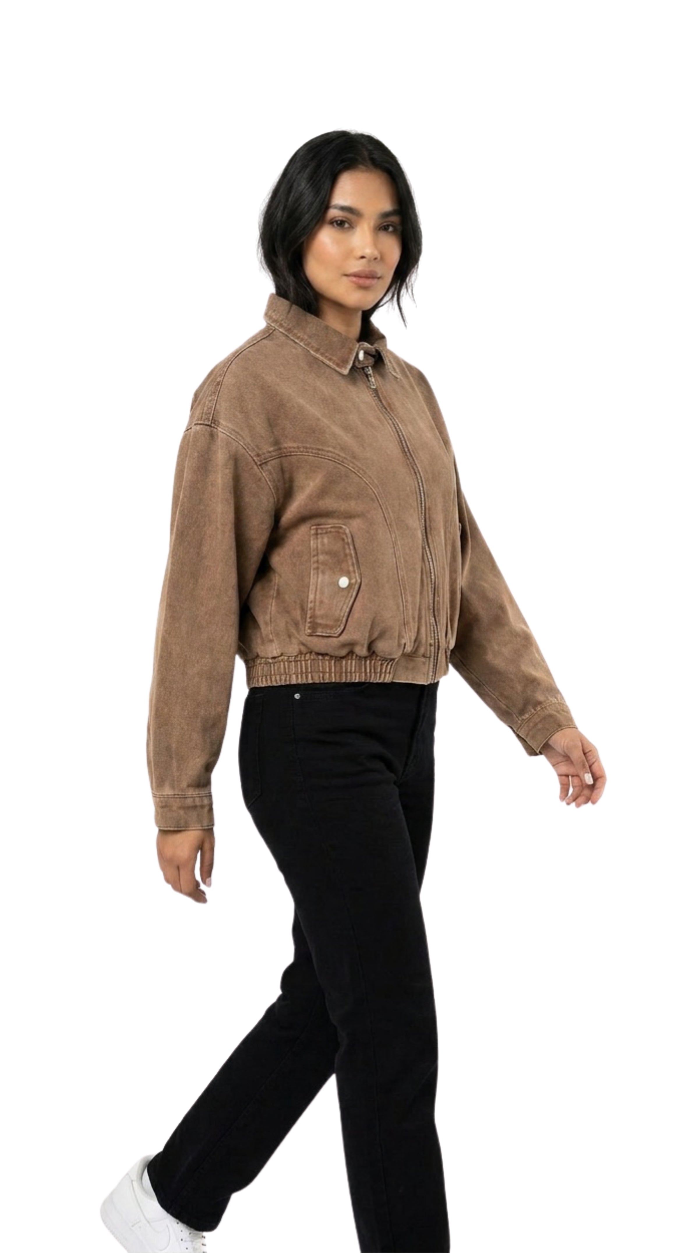 Chaqueta denim mujer
