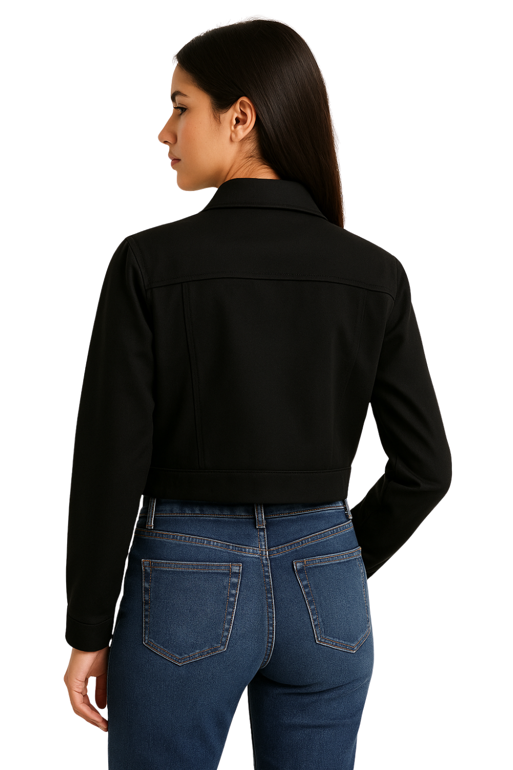 Chaqueta Casual de Bolsillos Frontales para mujer