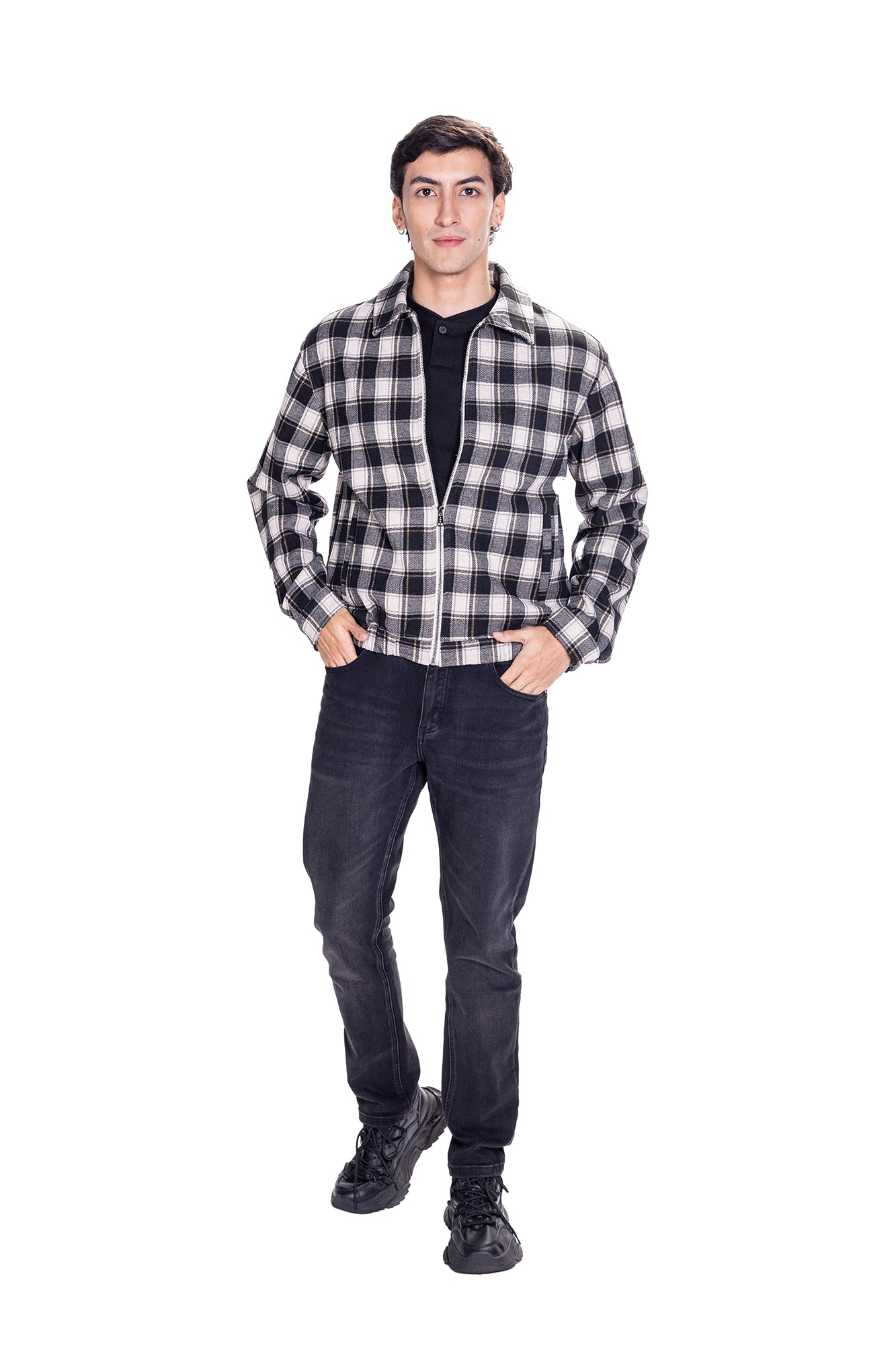 CHAQUETA DE HOMBRE A CUADROS