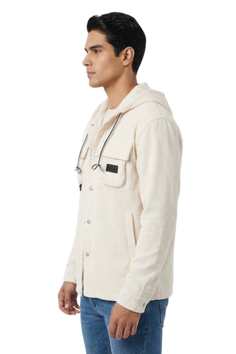 Chaqueta Texturizada con Bolsillos para hombre