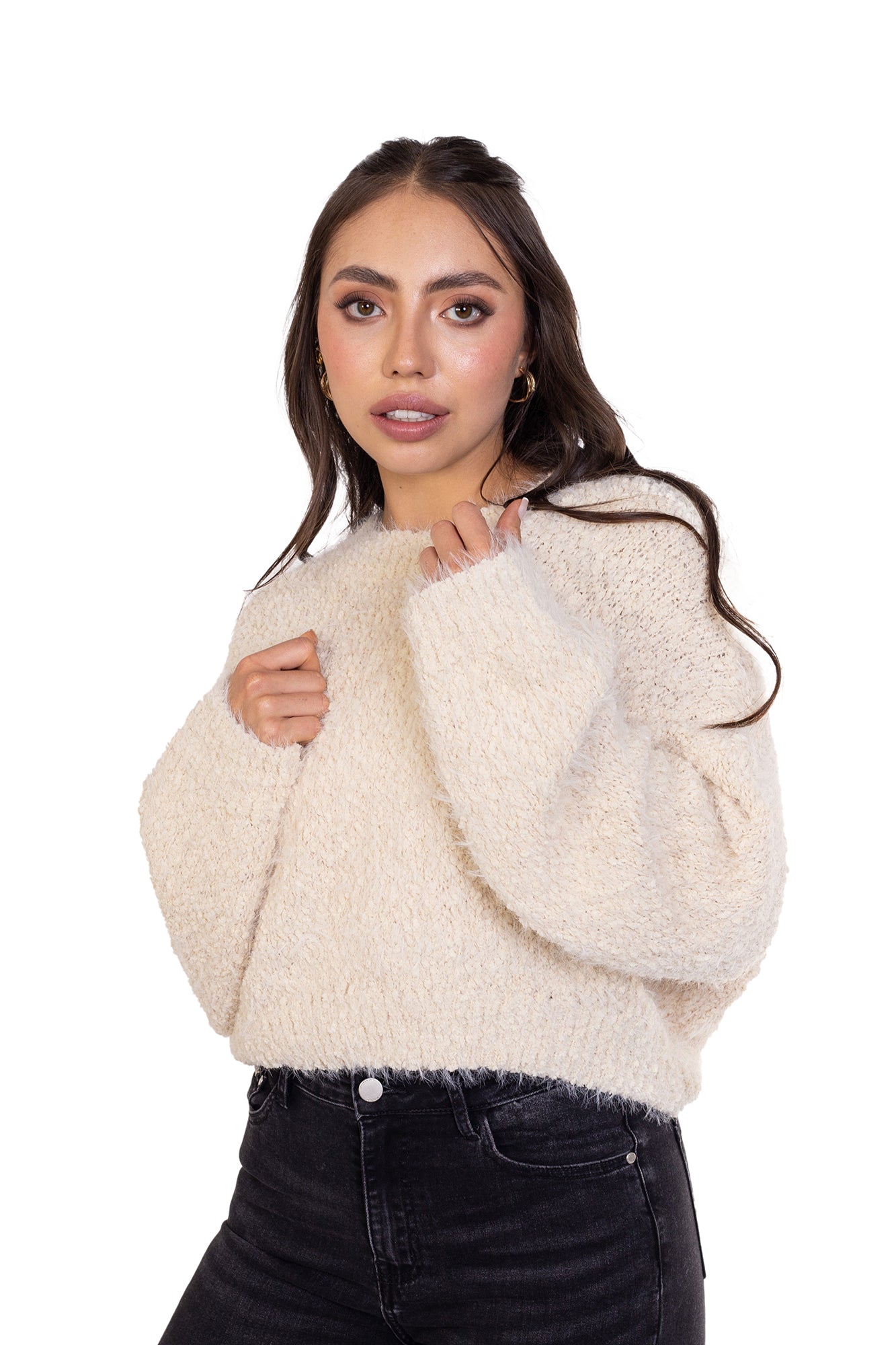 Sweater  Afelpado Para Mujer