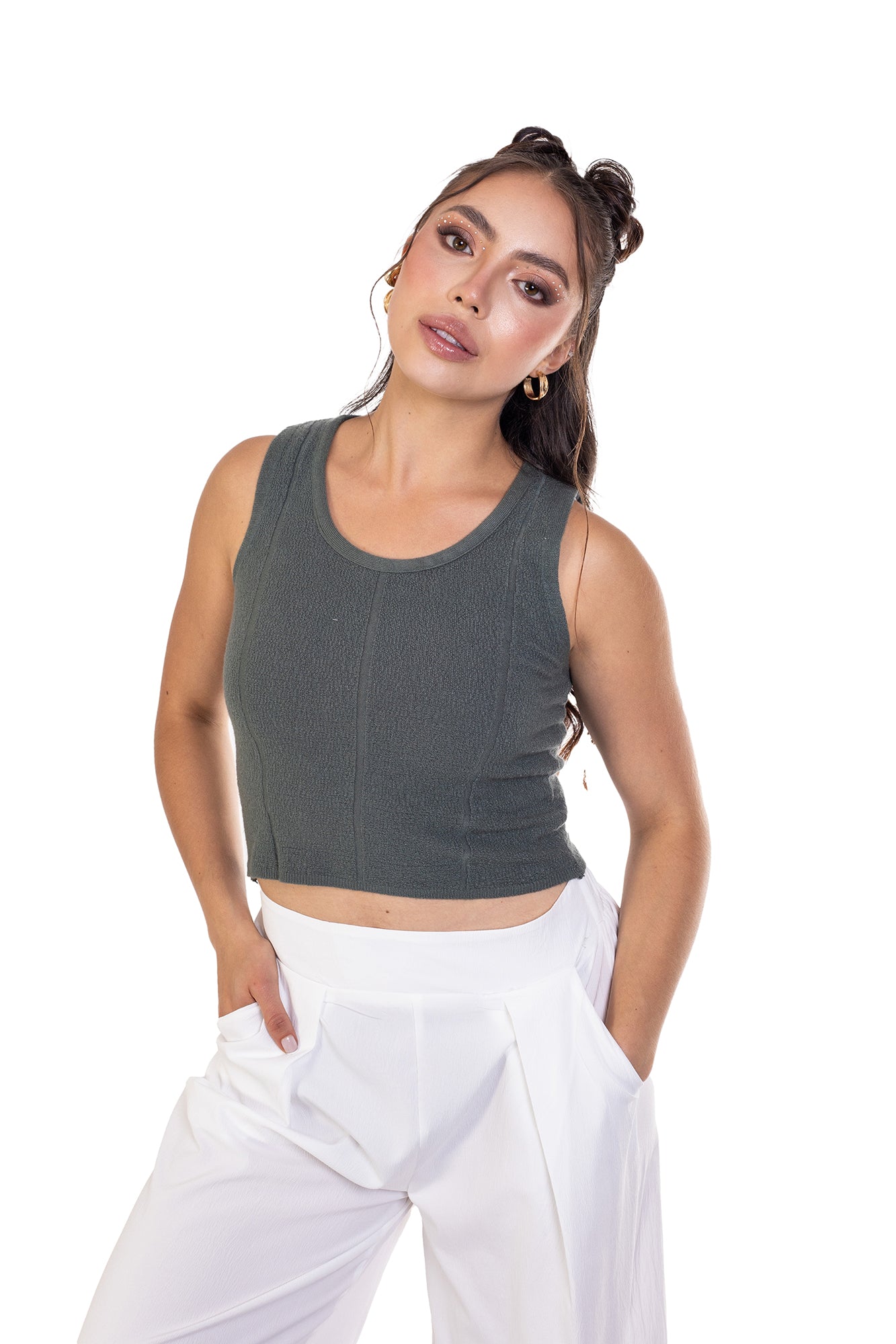 CROP TOP  TEJIDO DAMA