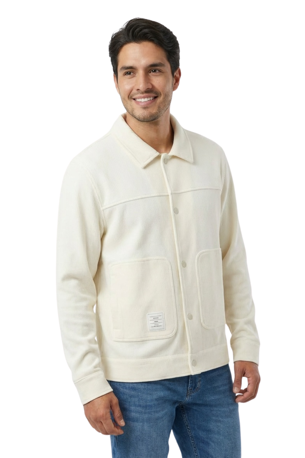 Chaqueta Camisera Texturizada para hombre