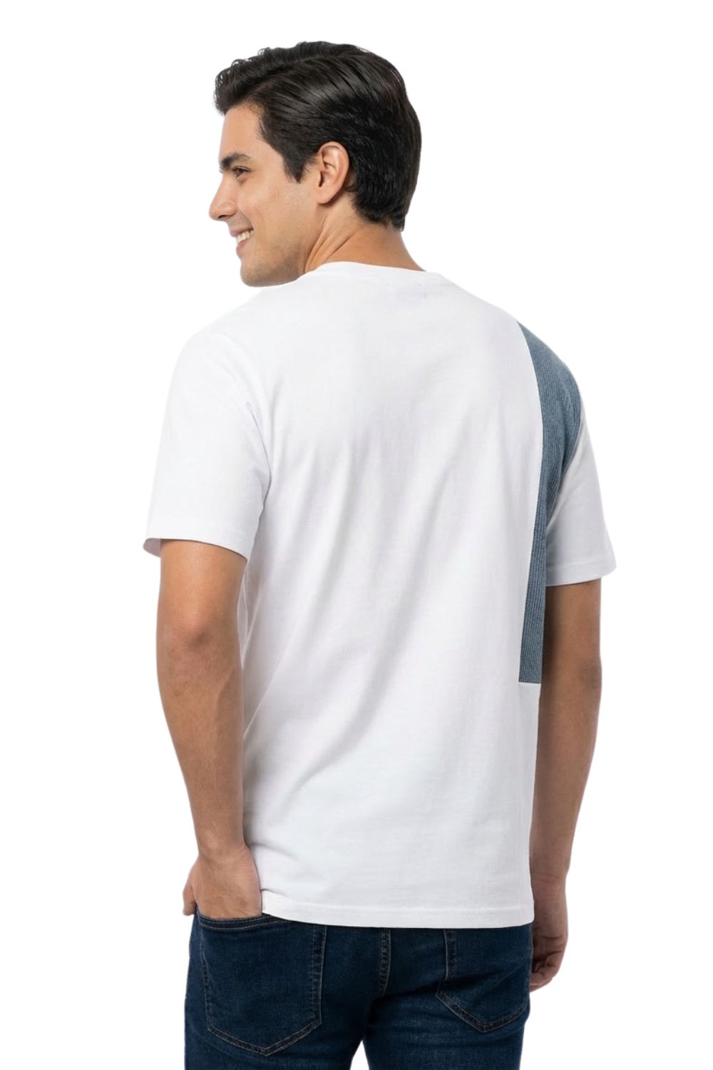 Camiseta  Combinada con Bolsillo Frontal