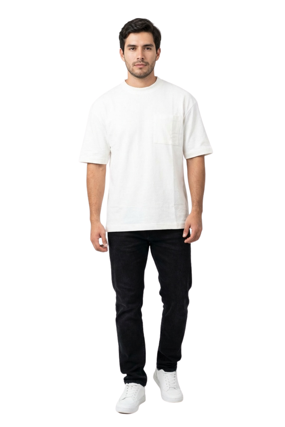 Camiseta Básica con Bolsillo  para hombre