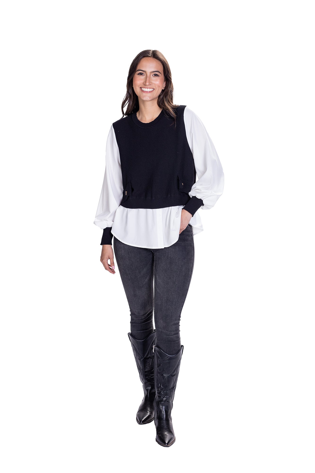 BLUSA CHALECO PARA MUJER