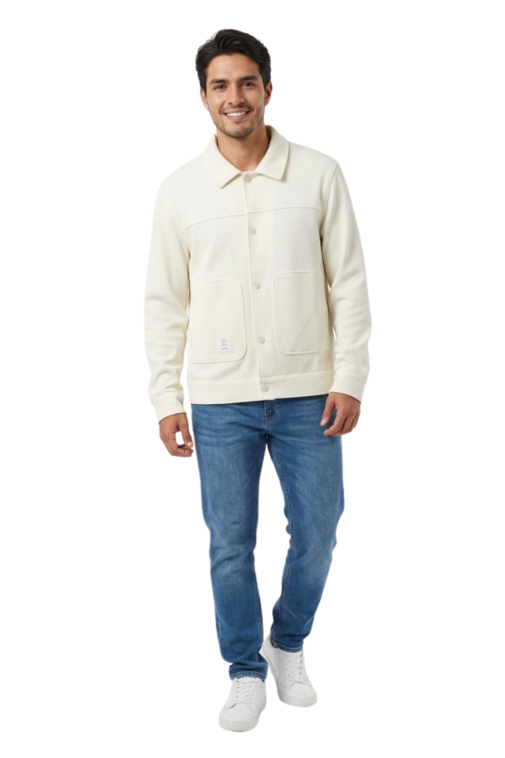 Chaqueta Camisera Texturizada para hombre