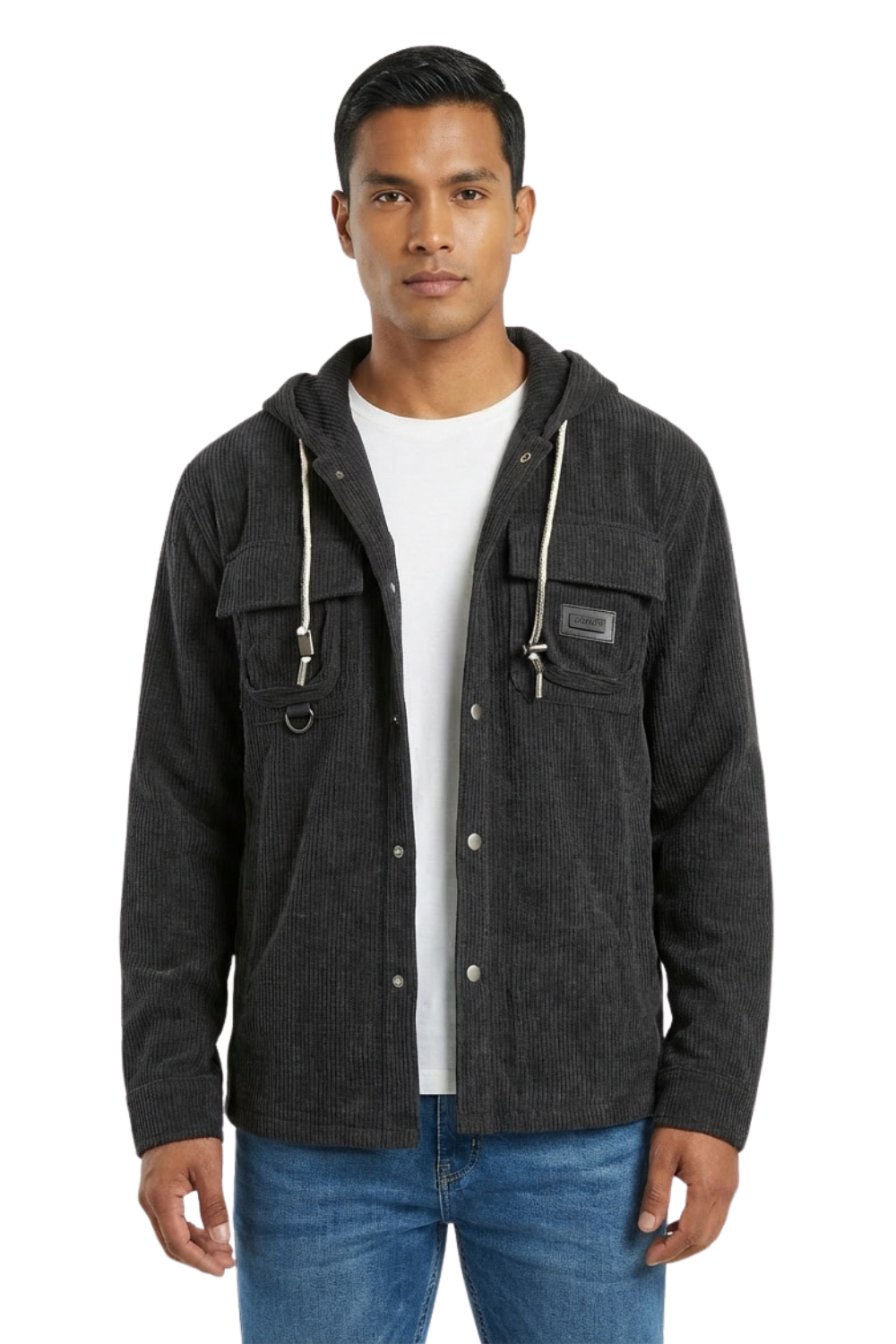 Chaqueta Texturizada con Bolsillos para hombre