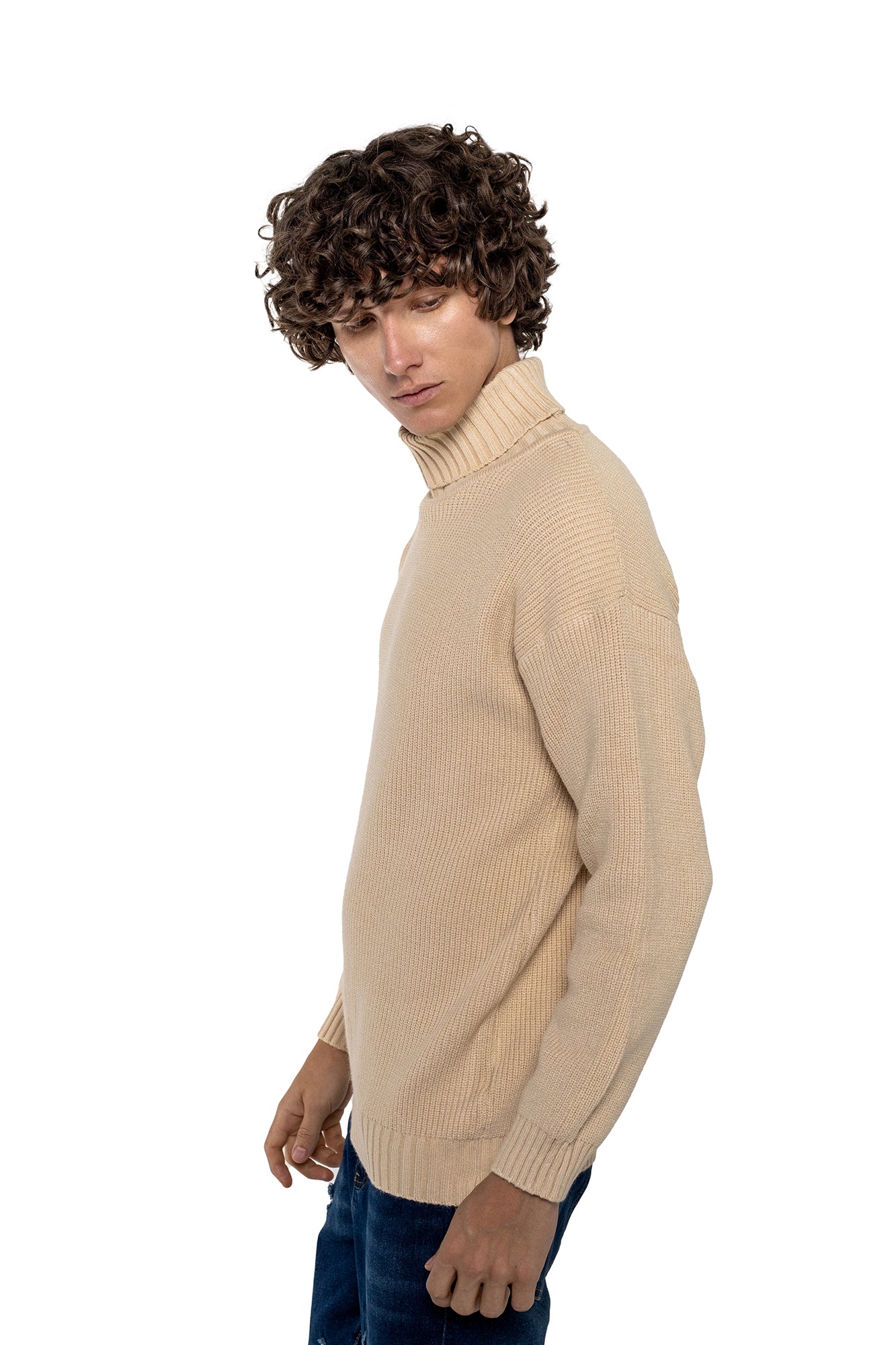 Sweater Cuello Alto Para hombre