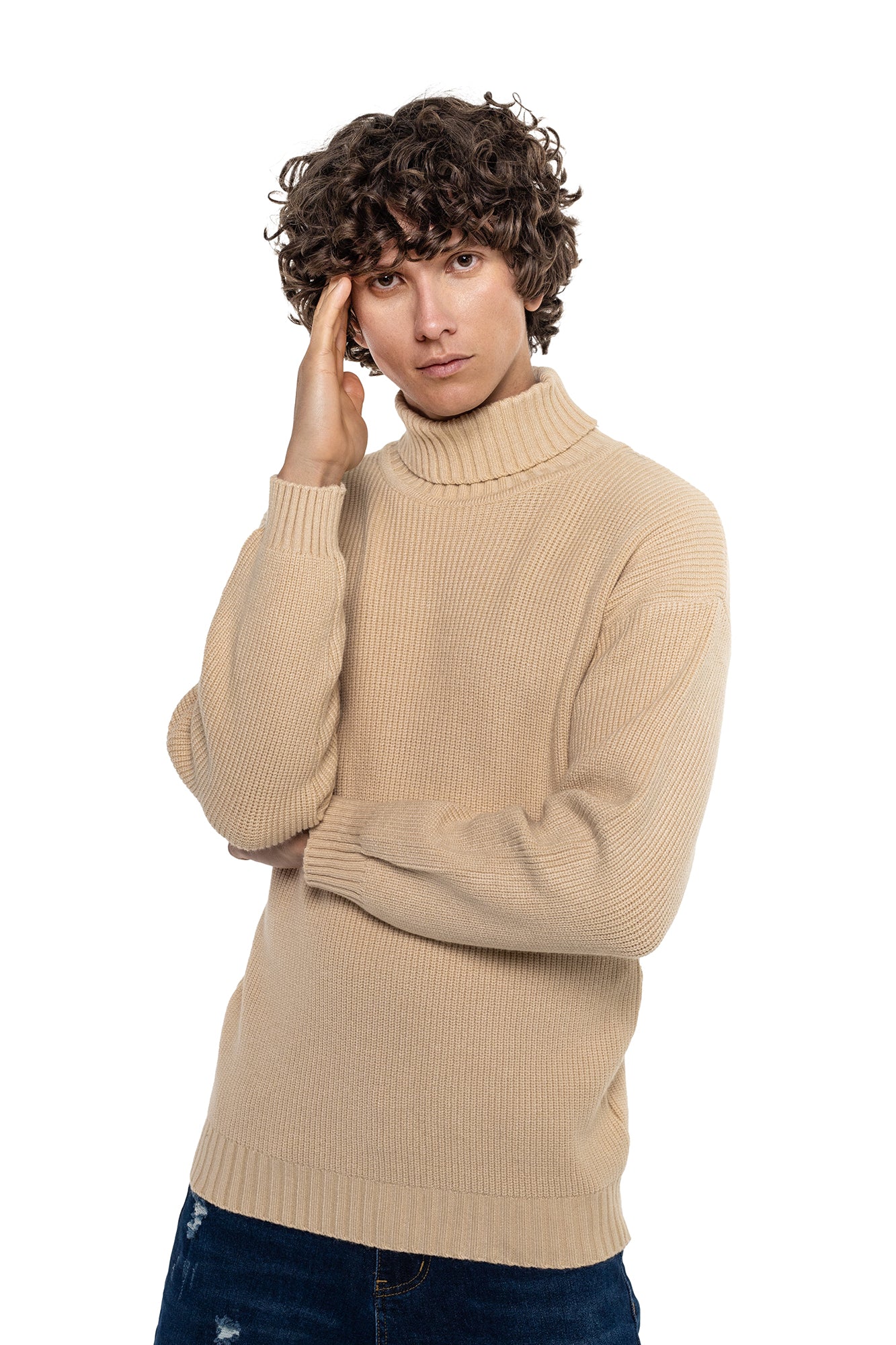 Sweater Cuello Alto Para hombre