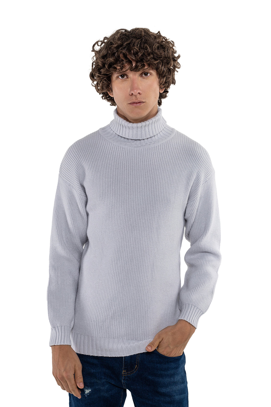 Sweater Cuello Alto Para hombre