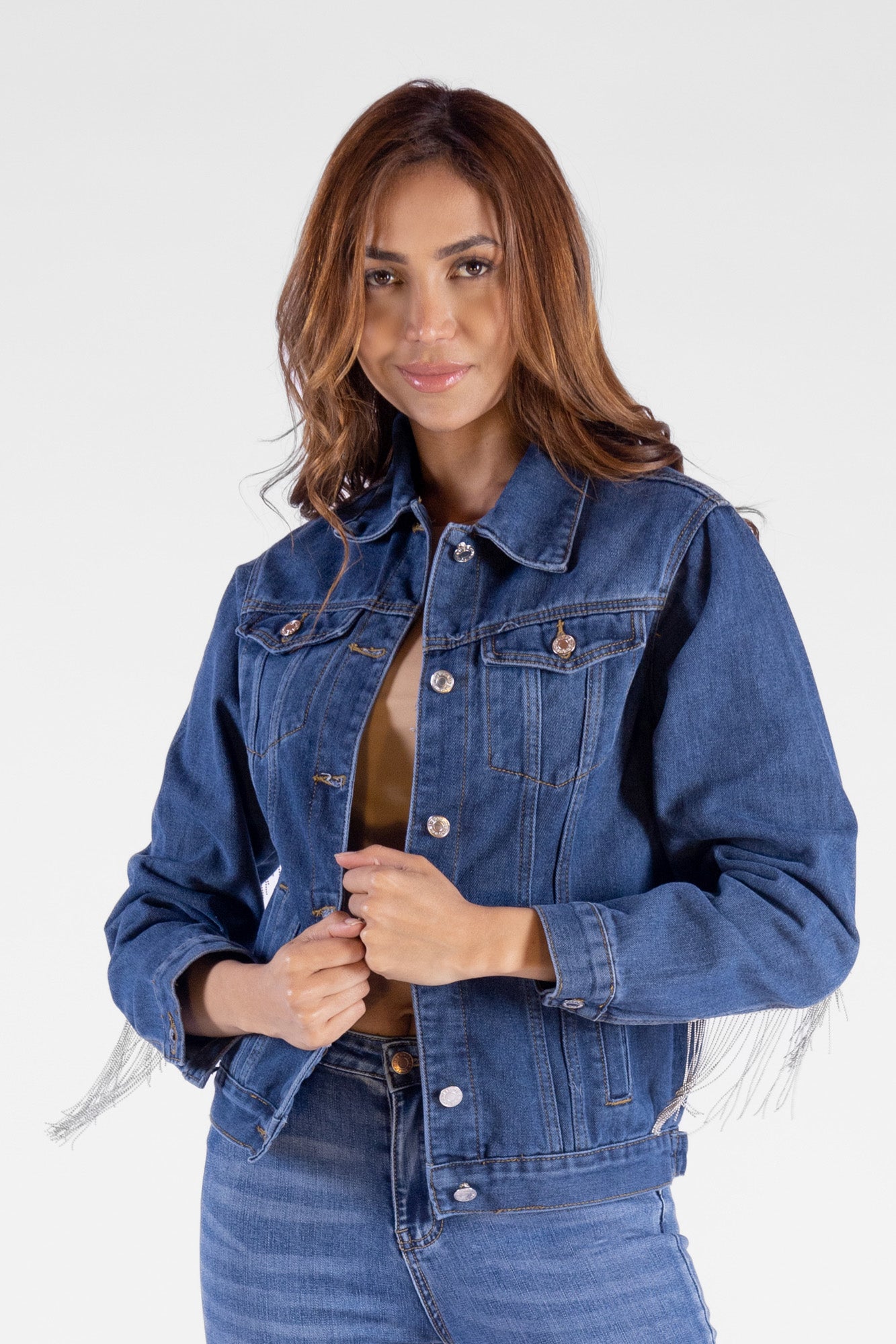 Chaqueta Denim  Para Mujer