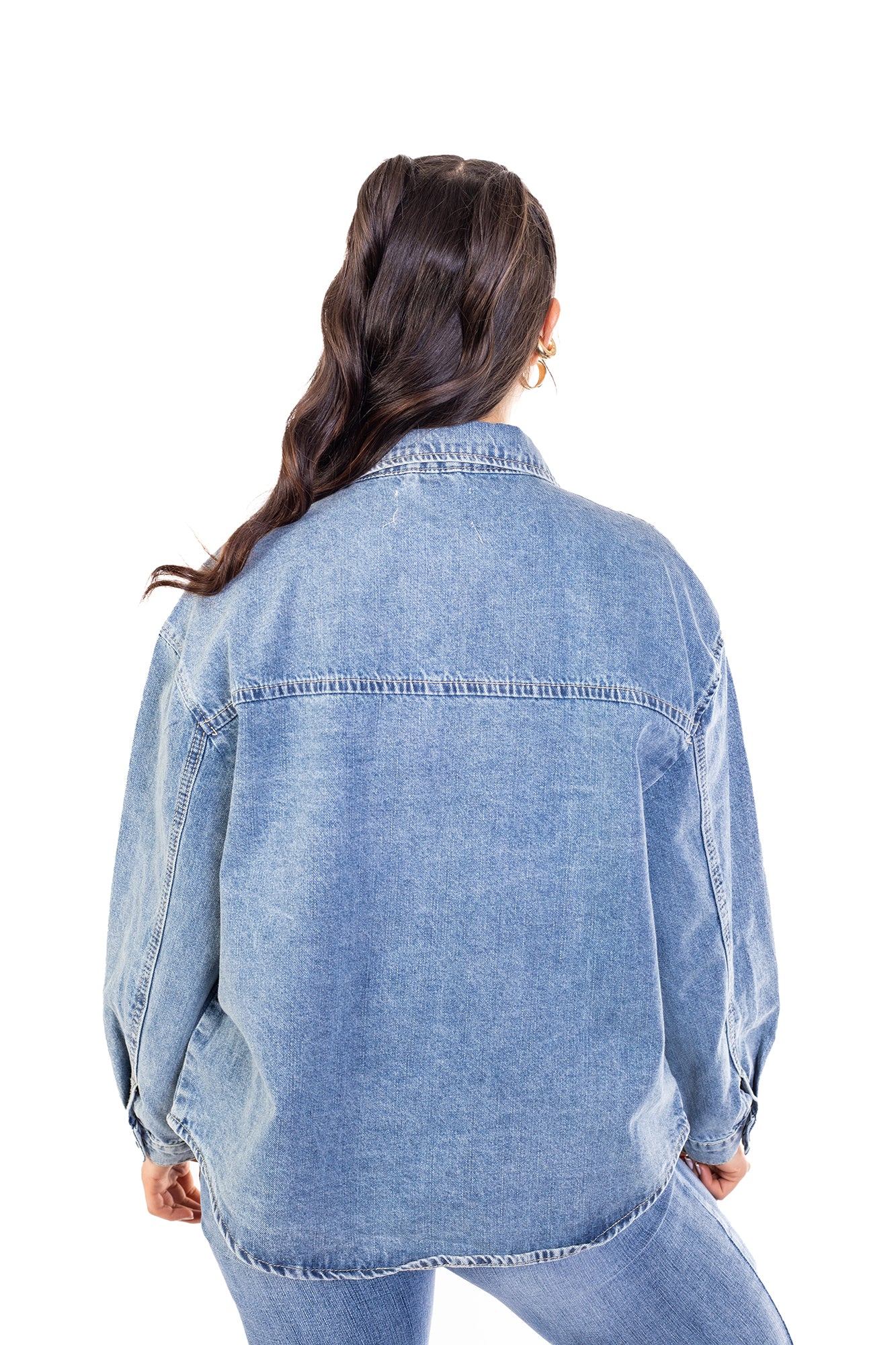 Chaqueta Denim Para Mujer