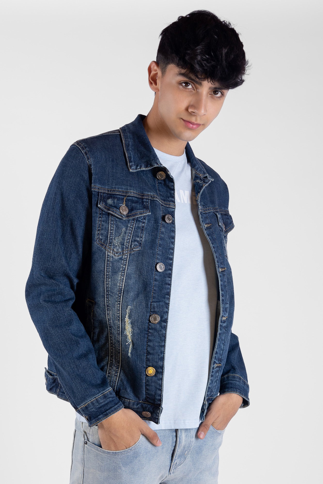 Chaqueta Denim Para Hombre