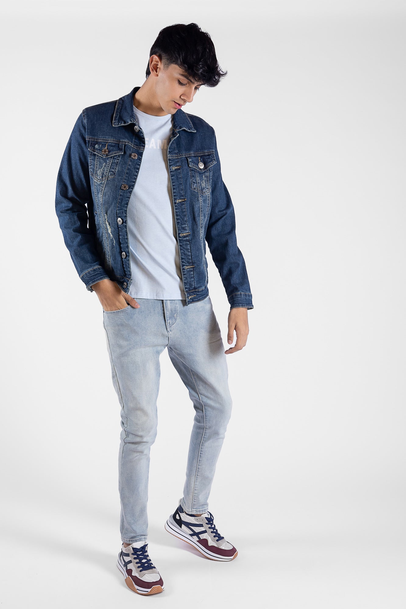 Chaqueta Denim Para Hombre