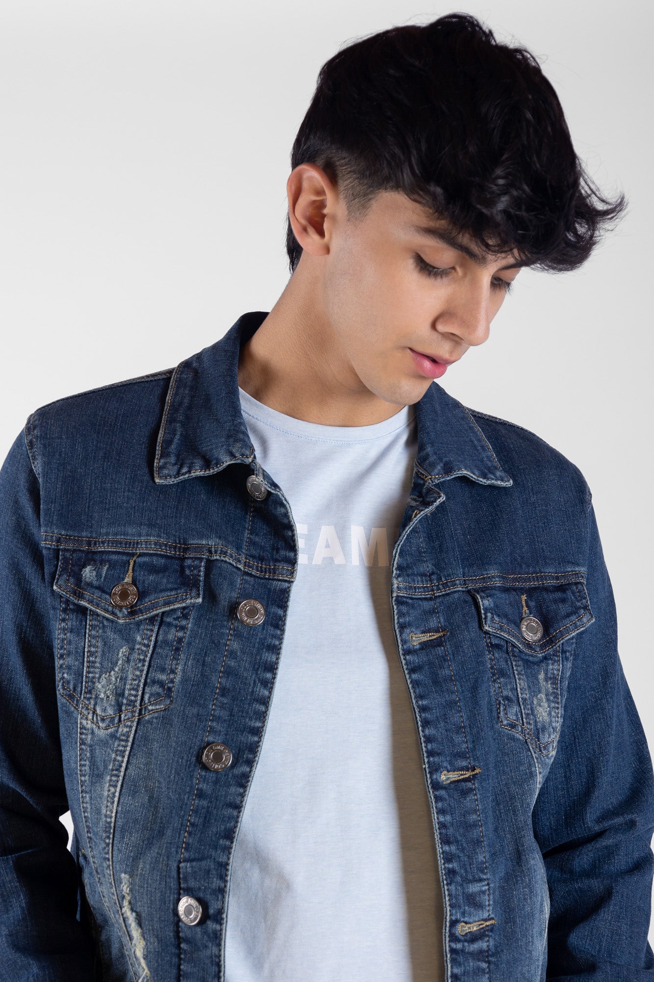 Chaqueta Denim Para Hombre