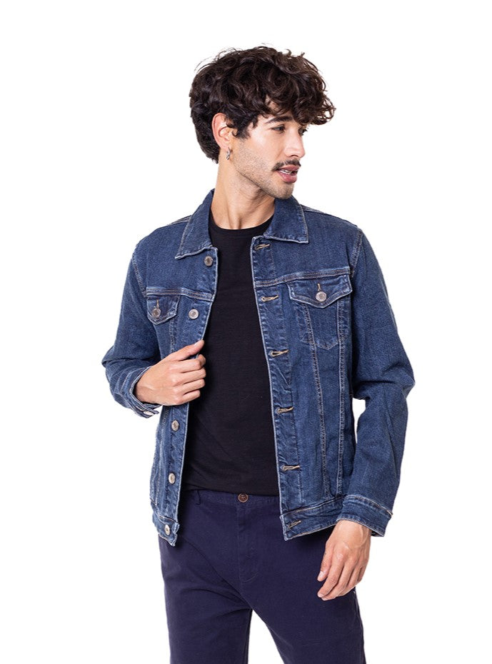 Chaqueta clasica denim