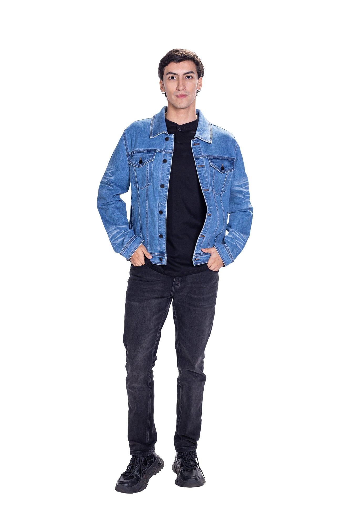 CHAQUETA EN JEANS PARA HOMBRE
