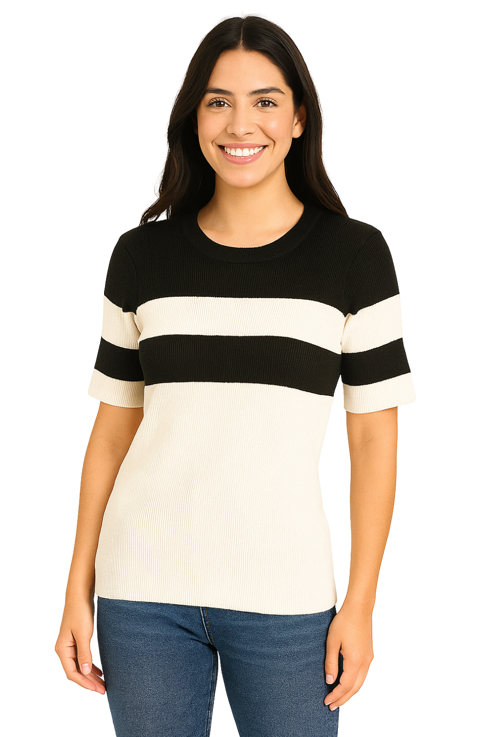 CAMISETA DE RAYAS PARA MUJER