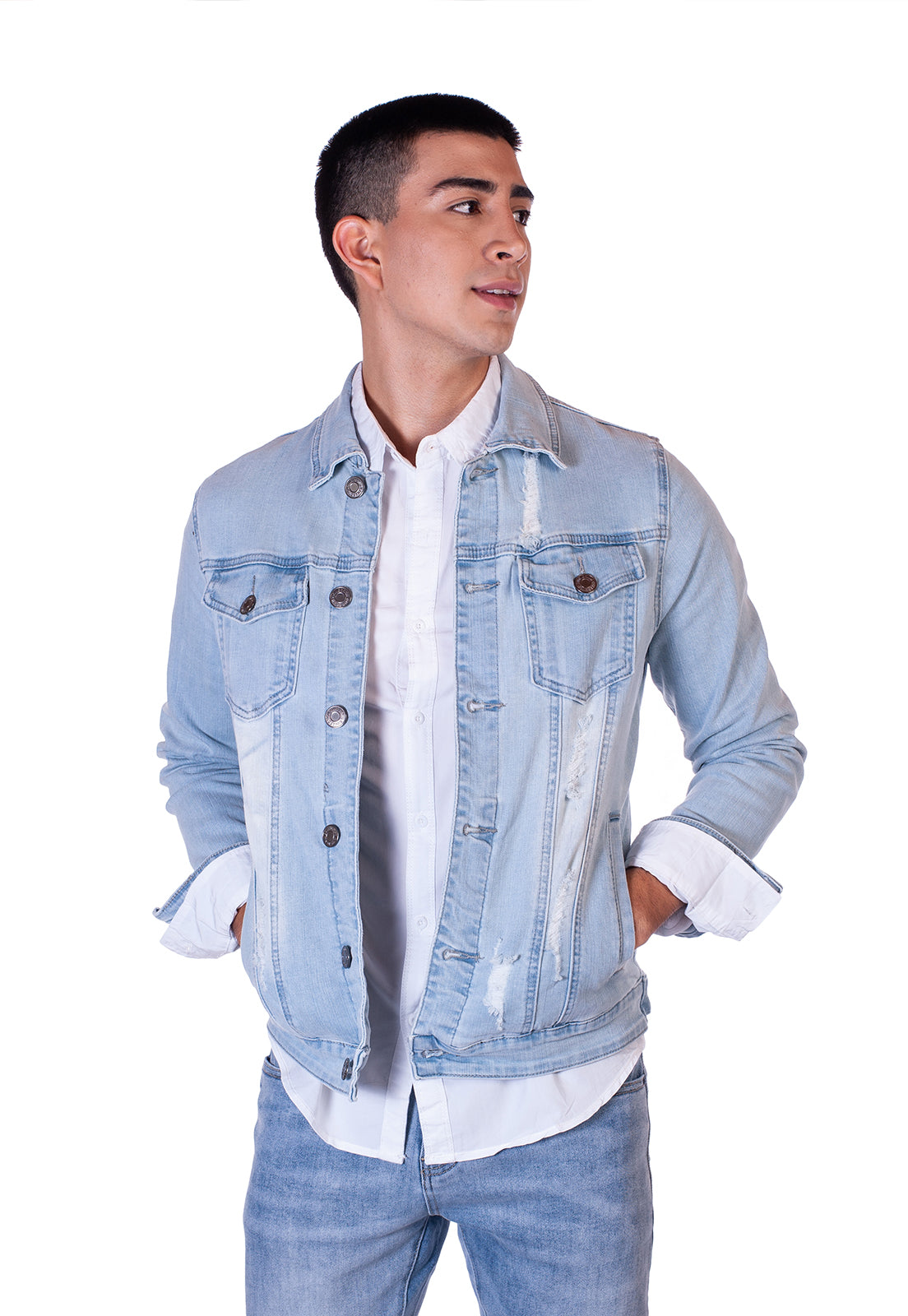 Chaqueta Denim Para Hombre