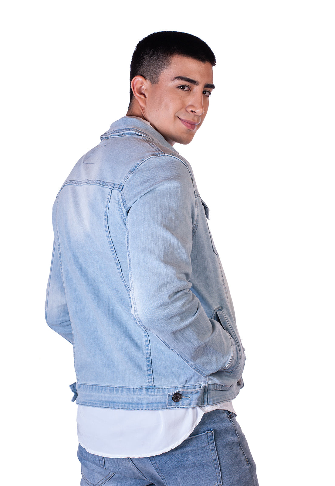 Chaqueta Denim Para Hombre