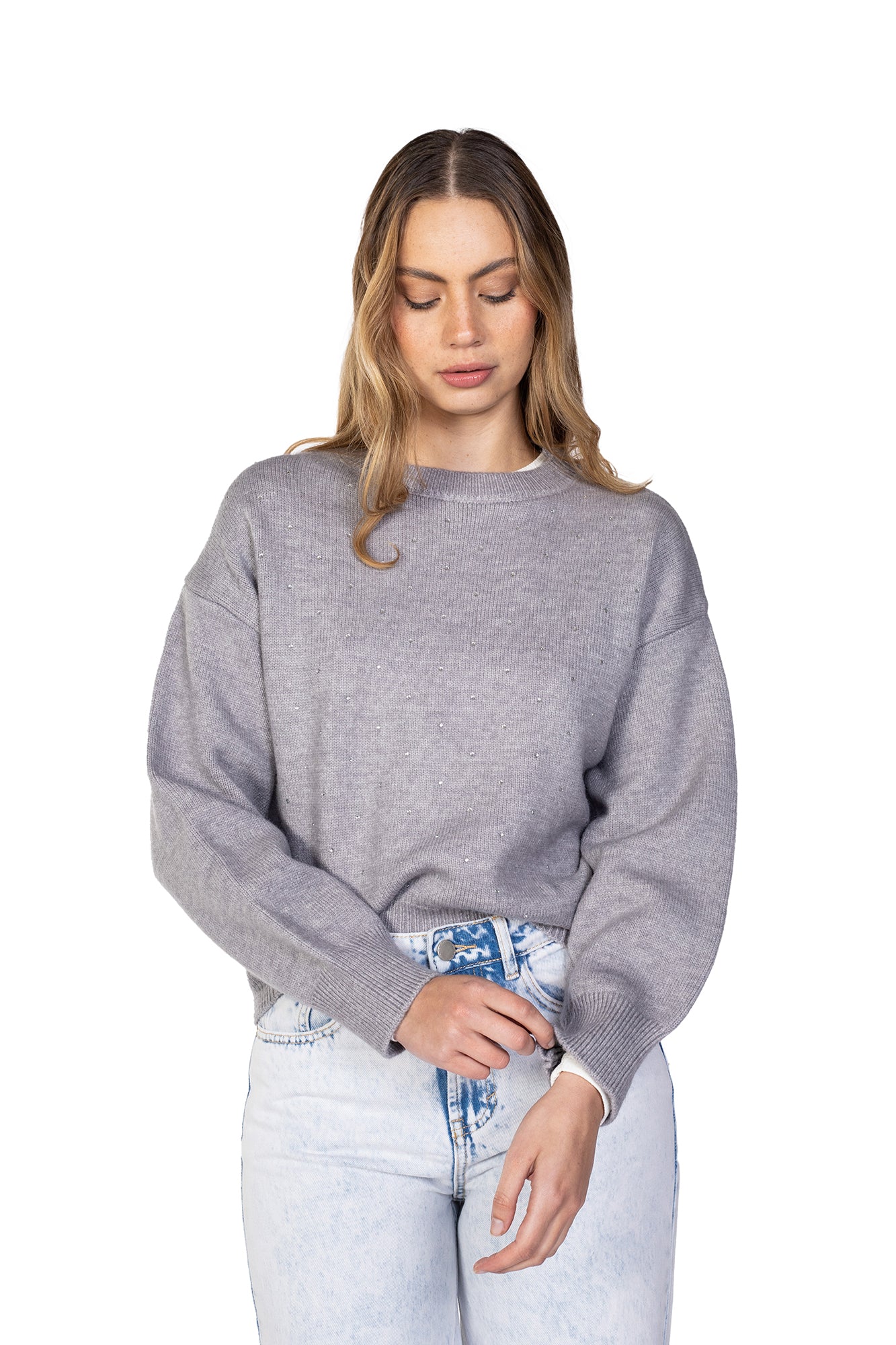 SWEATER CON APLIQUES