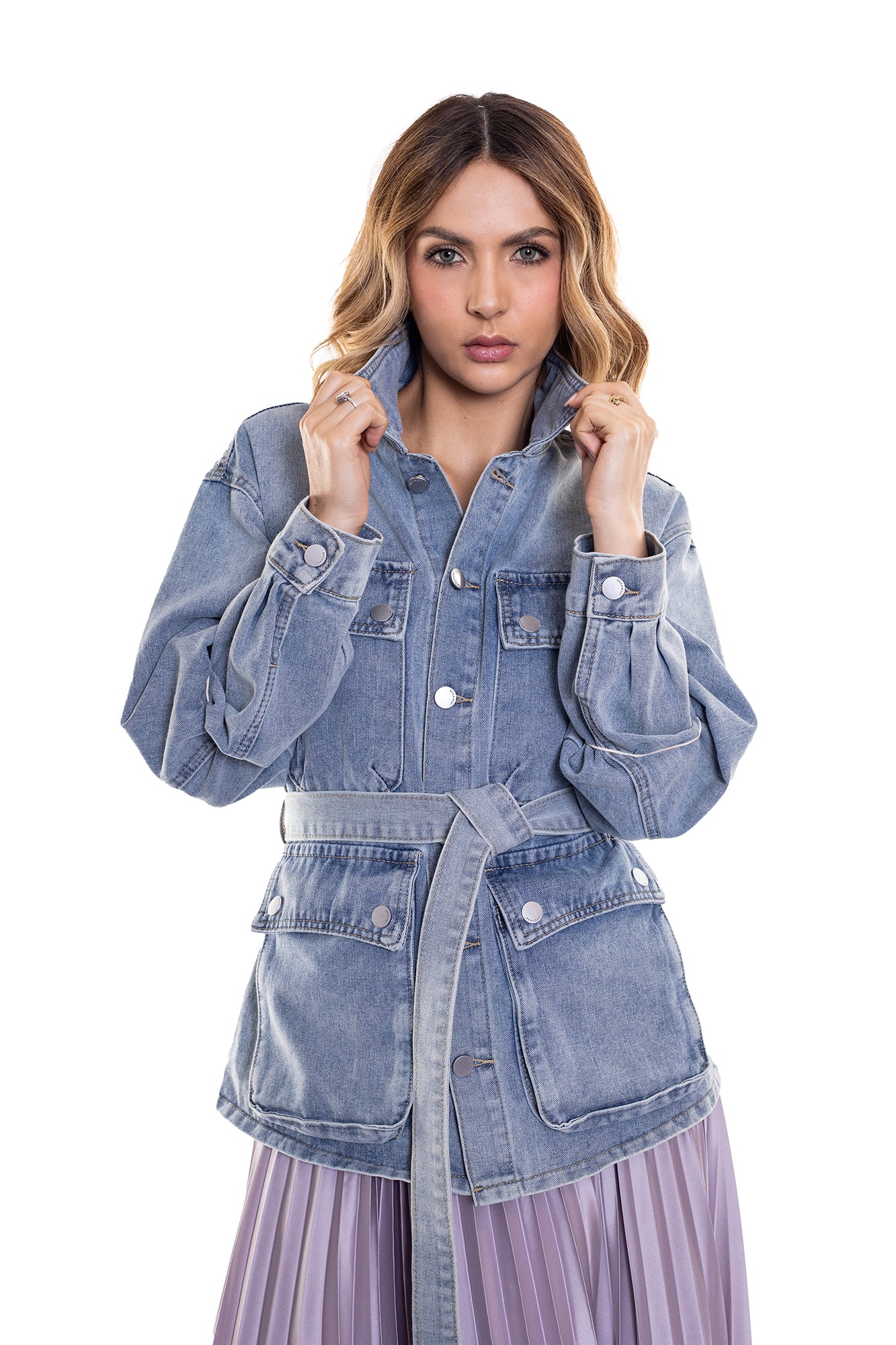 CHAQUETA DENIM PARA MUJER