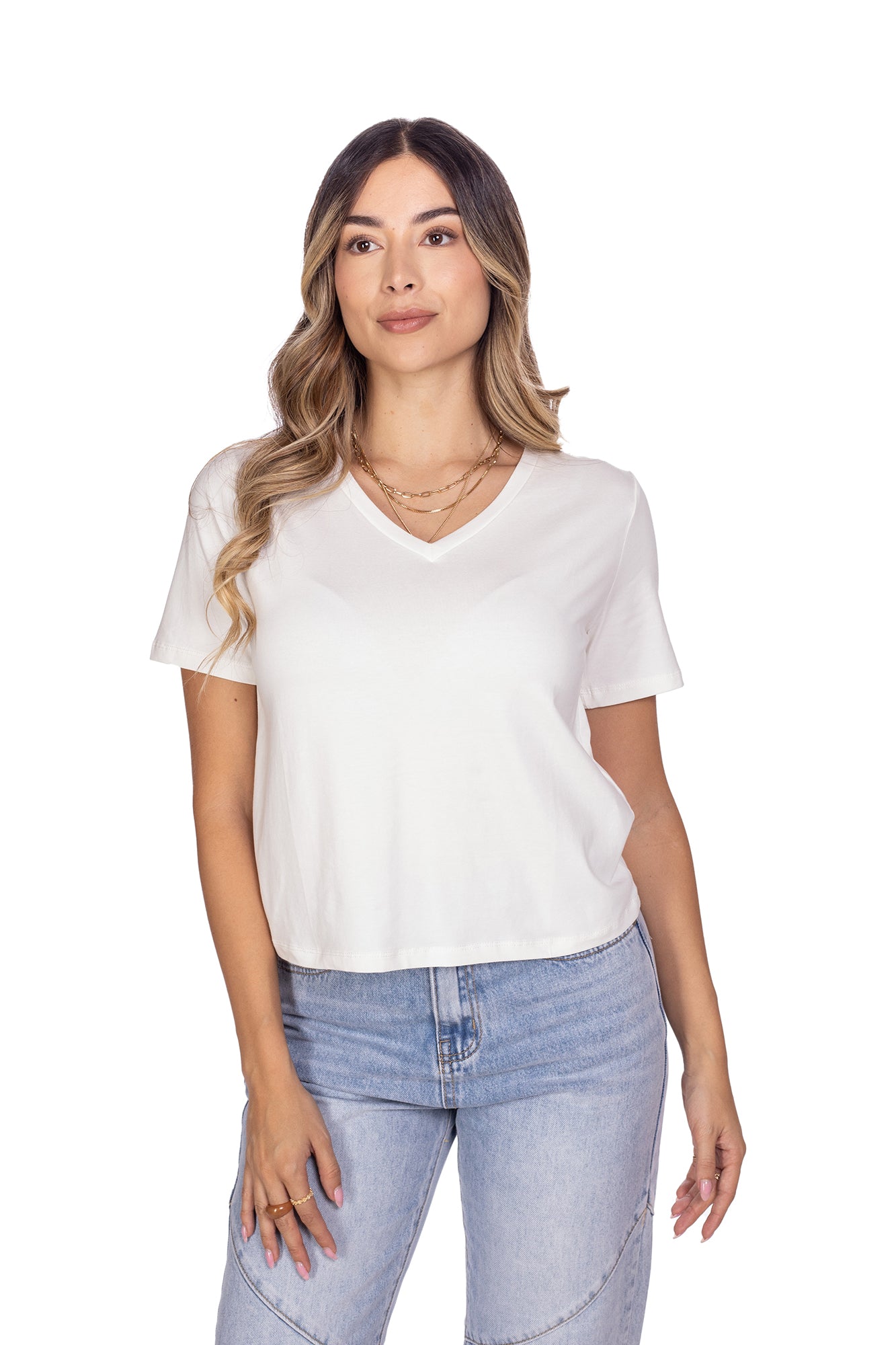 Camiseta Basic Para Mujer