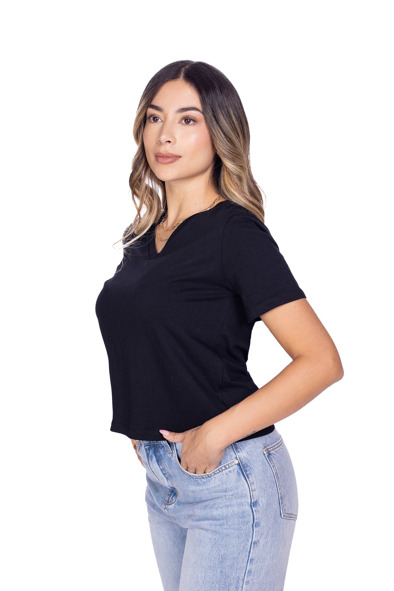 Camiseta Basic Para Mujer