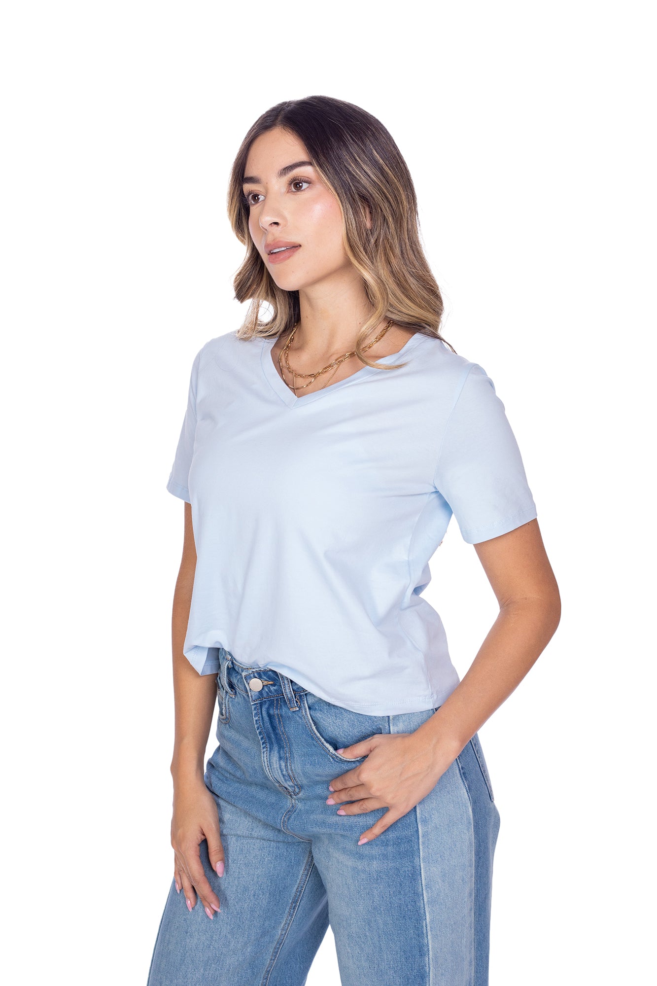 Camiseta Basic Para Mujer