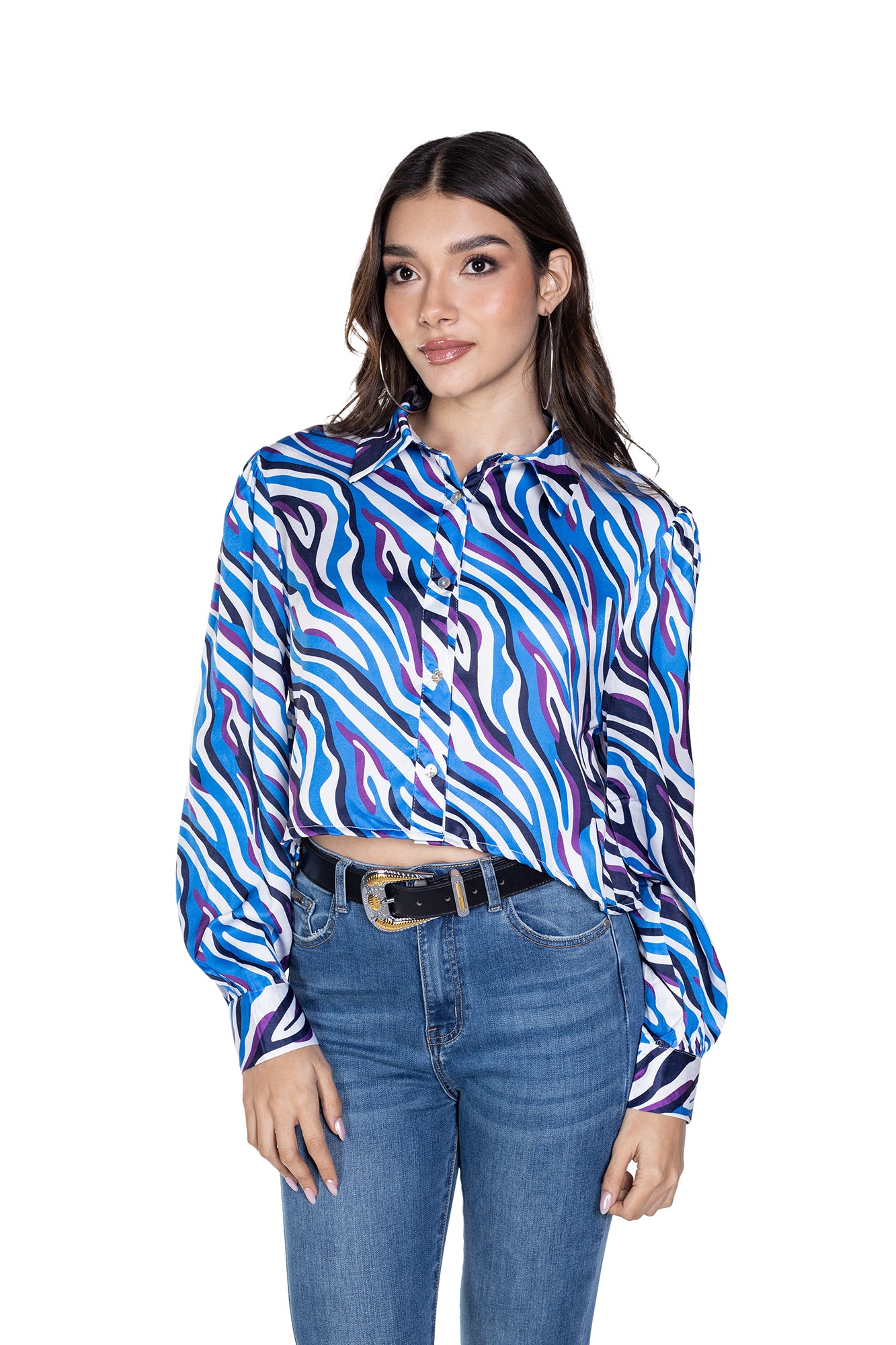 BLUSA DAMA CROPPED