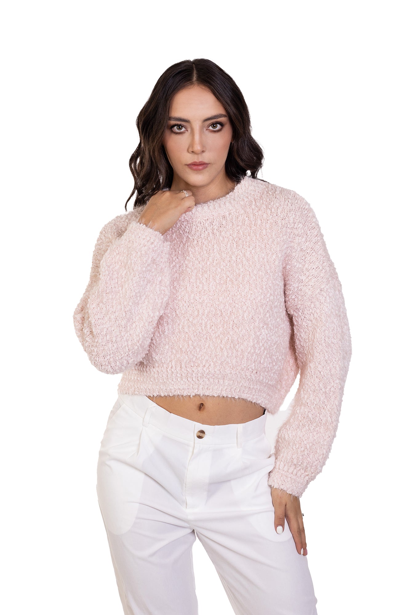 Sweater Afelpado Para Mujer