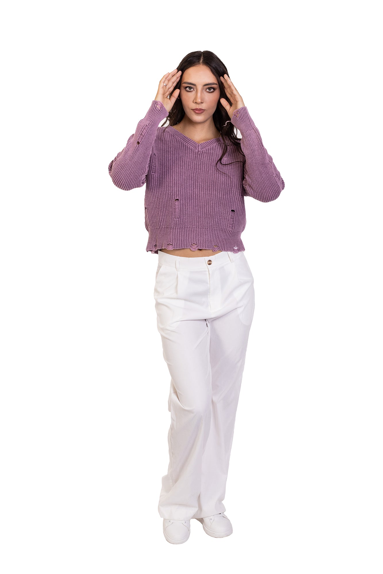 Sweater Afelpado Para Mujer