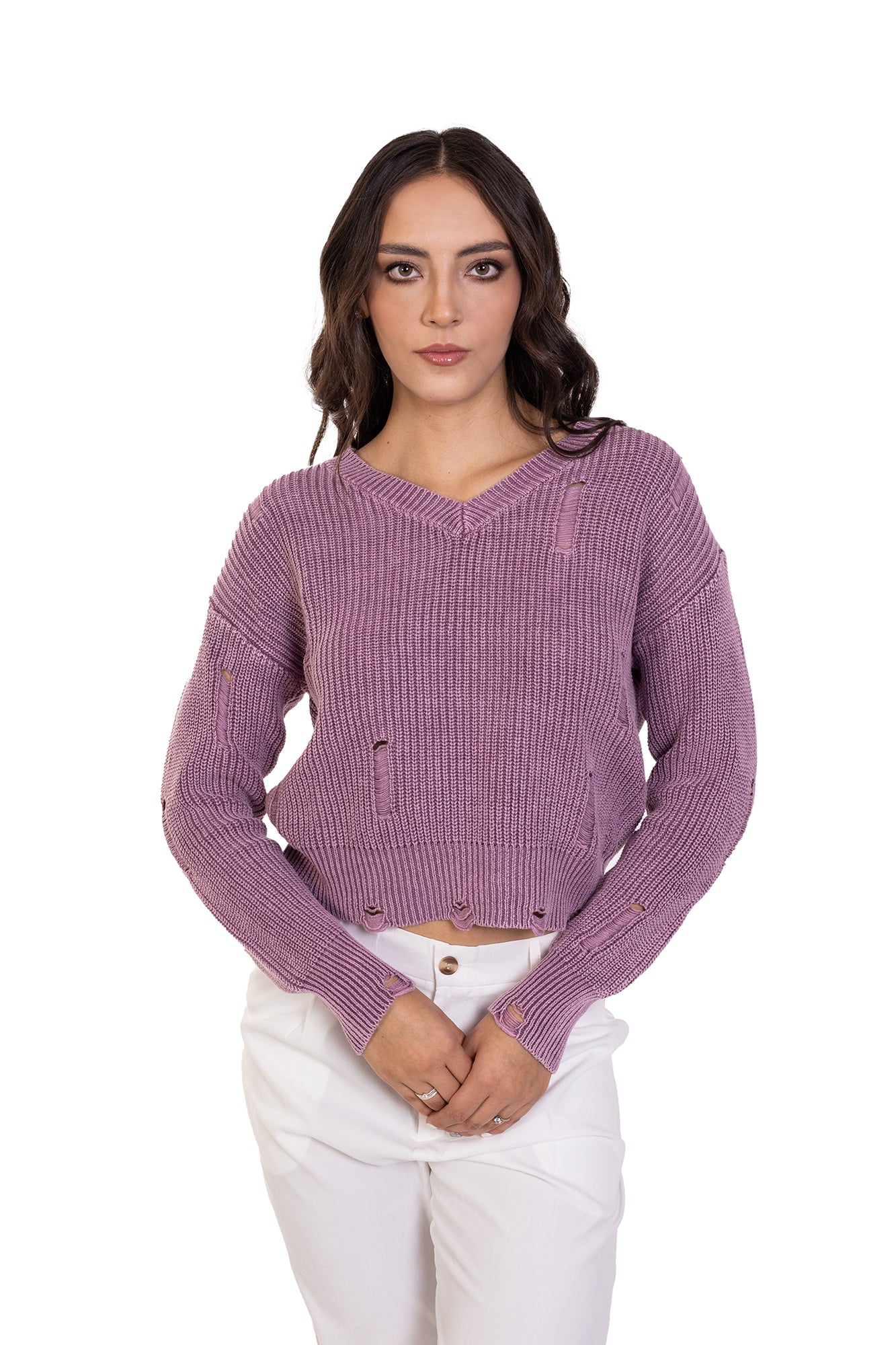 Sweater Afelpado Para Mujer