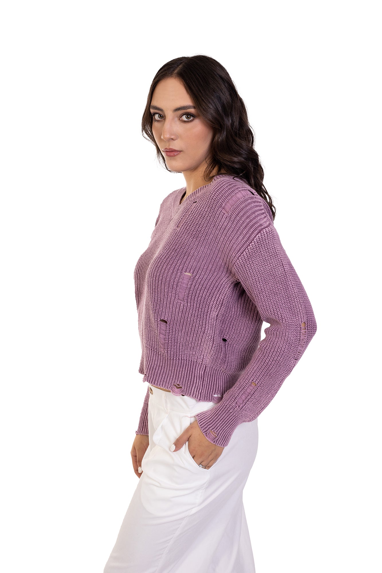 Sweater Afelpado Para Mujer