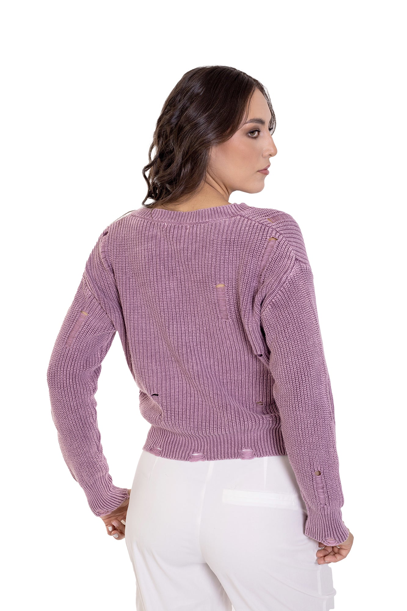 Sweater Afelpado Para Mujer