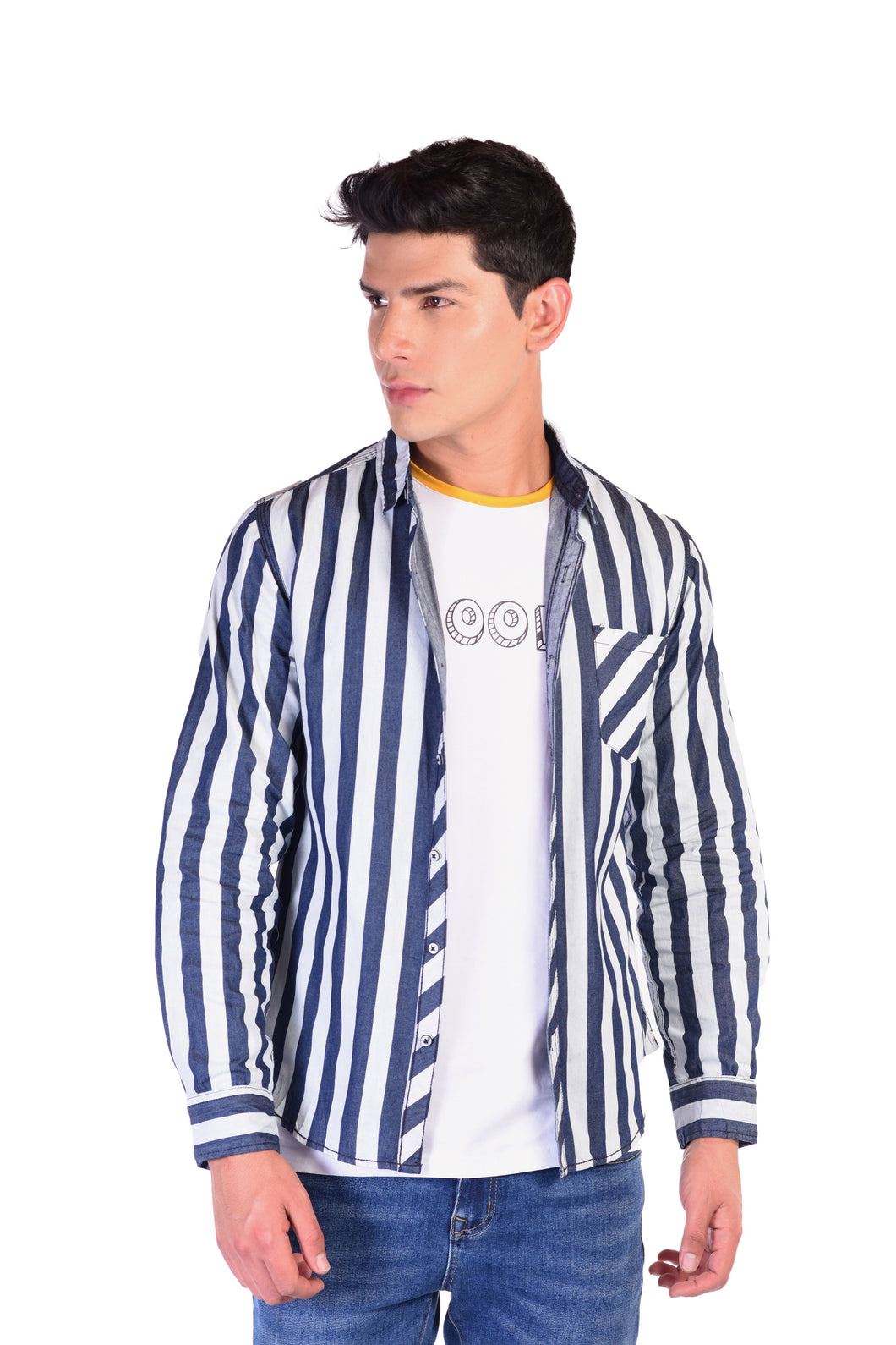 Camisa Denim Para Hombre