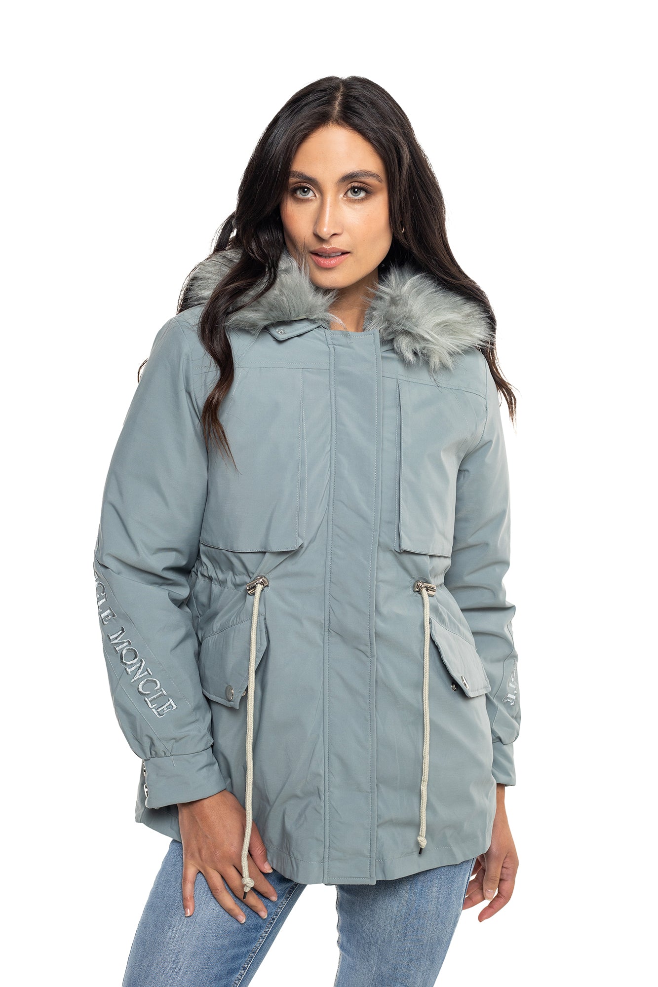 Parka Con Capota Para Mujer