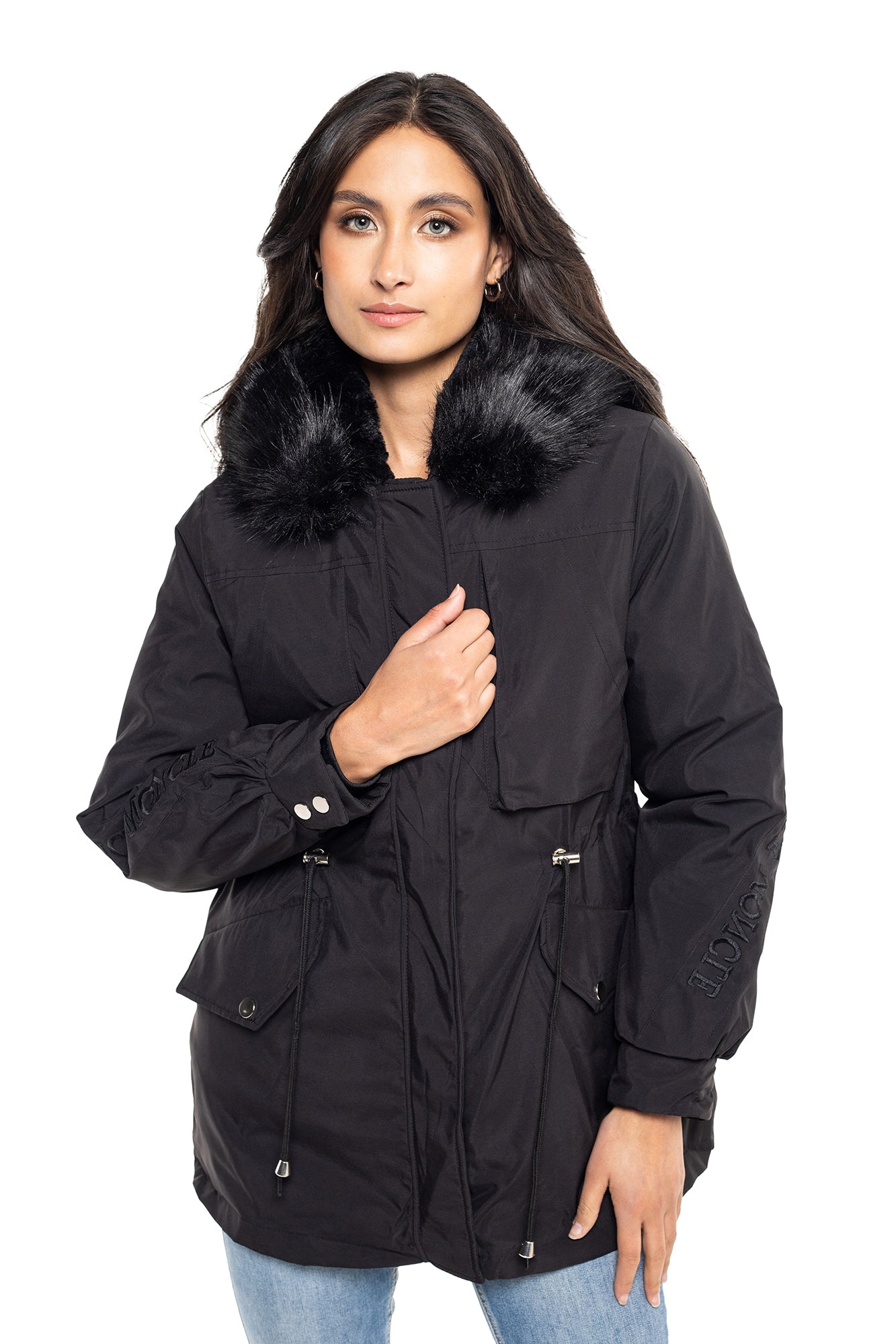 Parka Con Capota Para Mujer