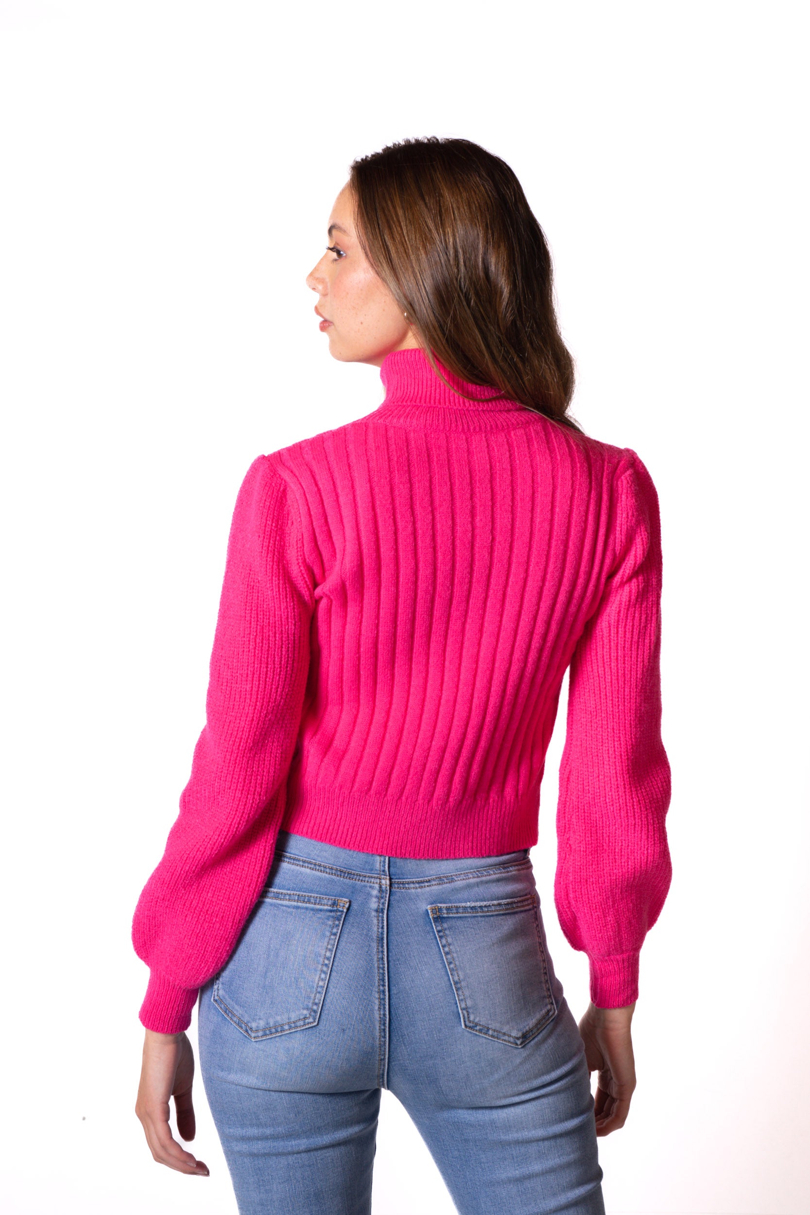 Sweater Cuello Alto Para Mujer