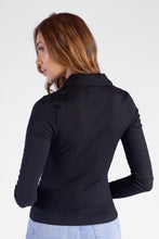 Cargar imagen en el visor de la galería, Blusa Fruce Negro Para Mujer
