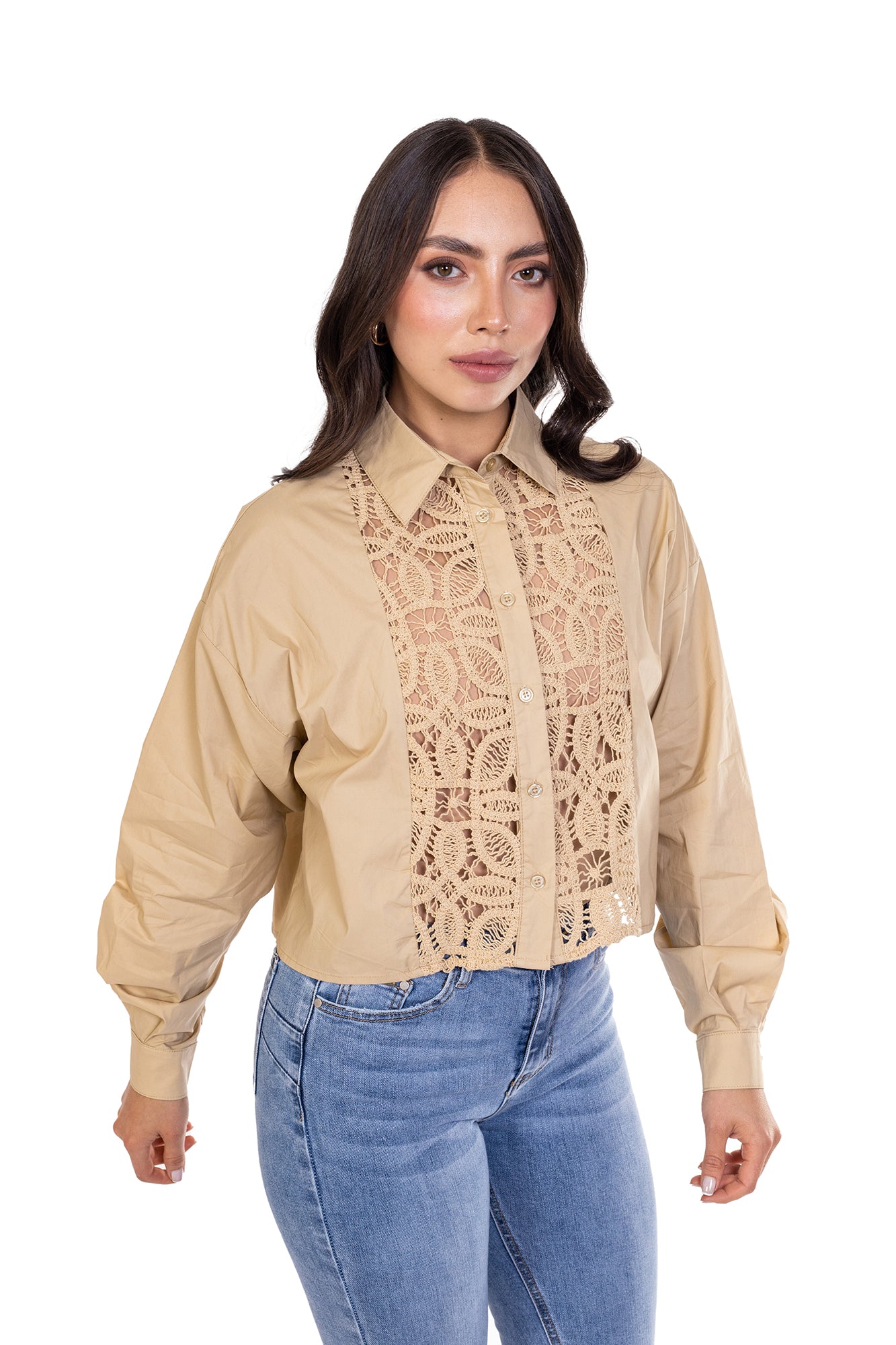 BLUSA MANGA LARGA PARA MUJER