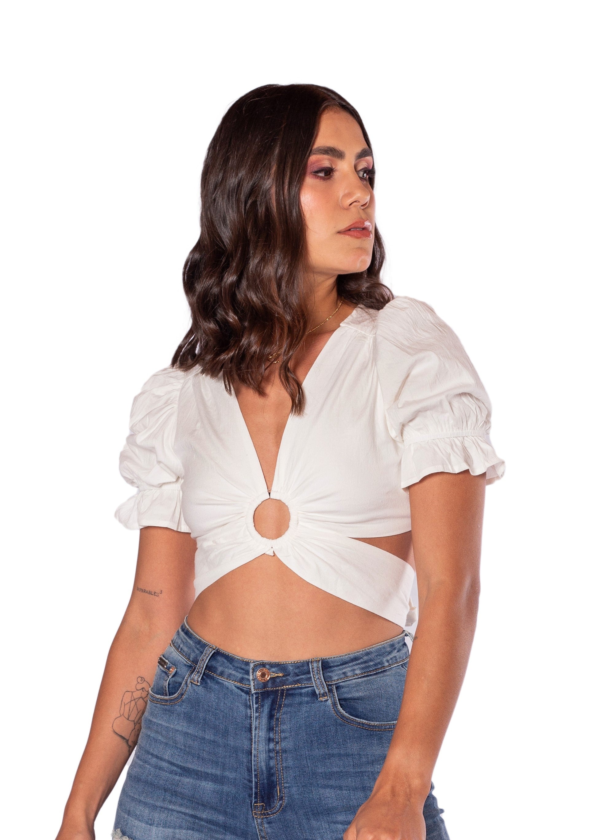 Blusa De Amarre En Espalda Para Mujer