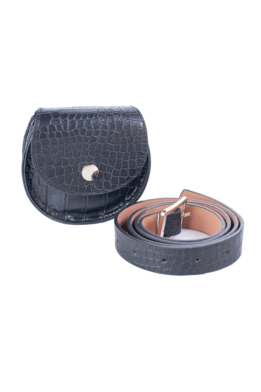 Mini Riñonera Negro Para Mujer