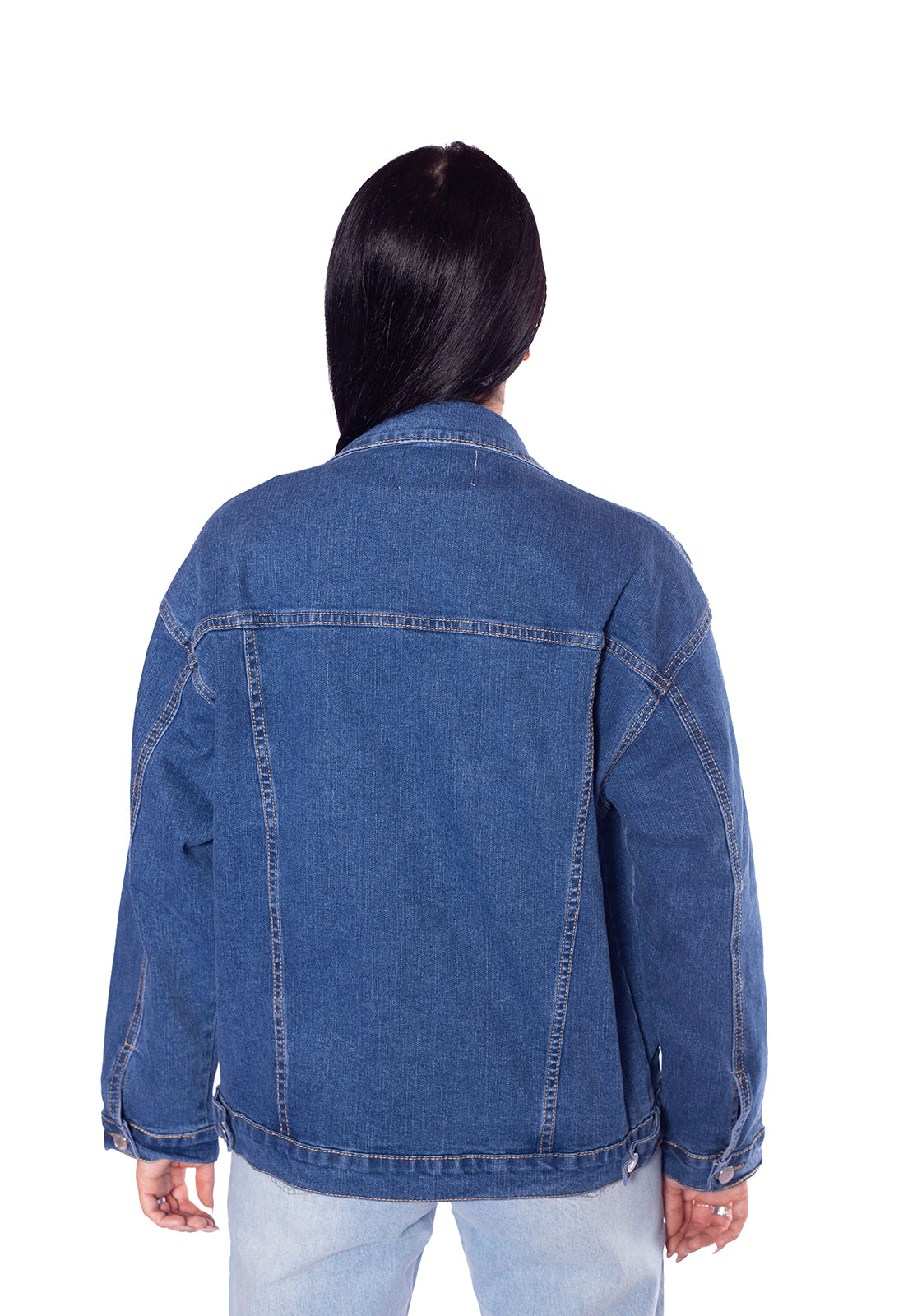 Chaqueta Denim Para Mujer