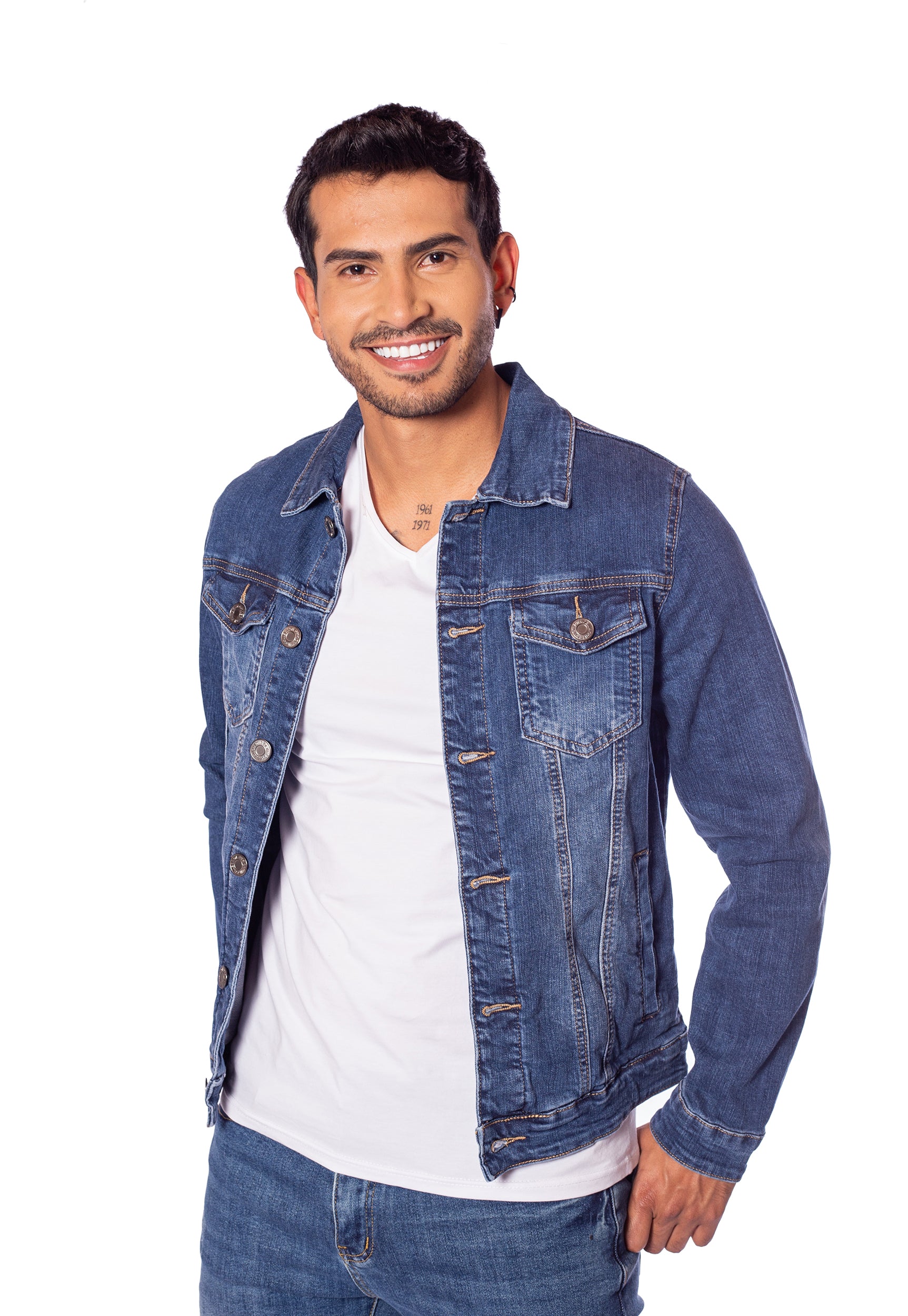 Chaqueta Denim Para Hombre