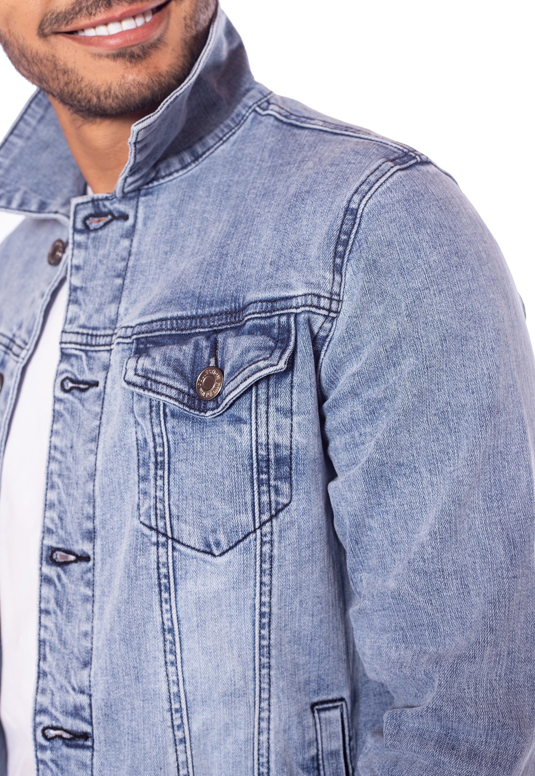 Chaqueta Denim Para Hombre