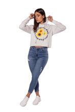 Cargar imagen en el visor de la galería, Hoodie Corto Con Capota Para Mujer
